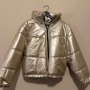 Gold Puffer Jacket